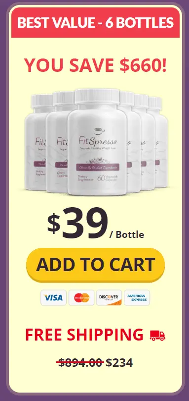 fitspresso 6 bottles